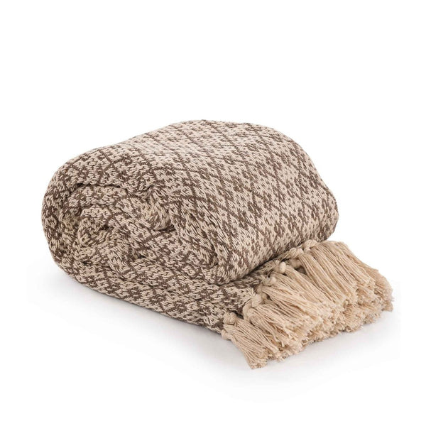 Soft Cotton Throw Blanket for Sofa/ Bed- Sashaaworld