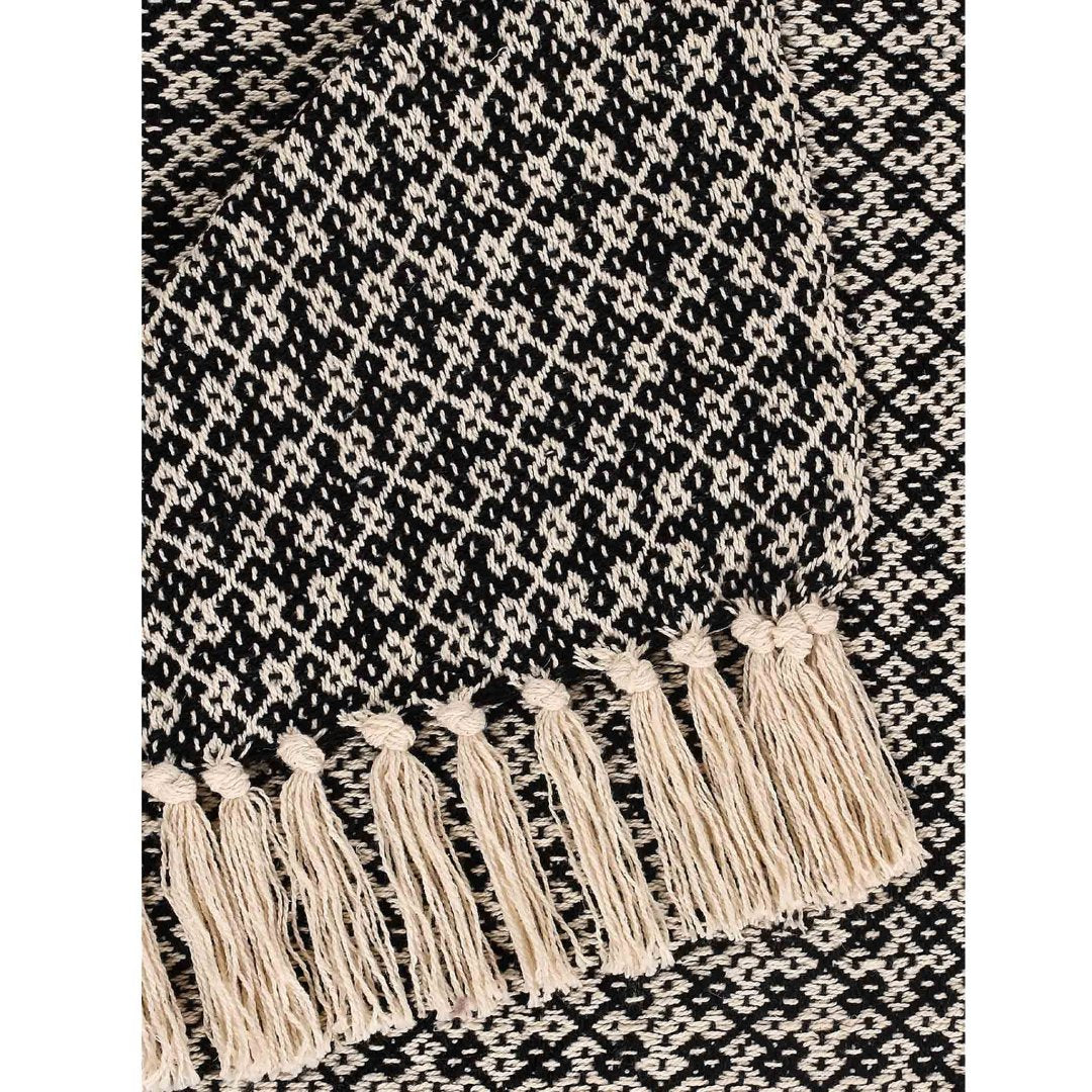 Soft Cotton Throw Blanket for Sofa/ Bed - Sashaaworld