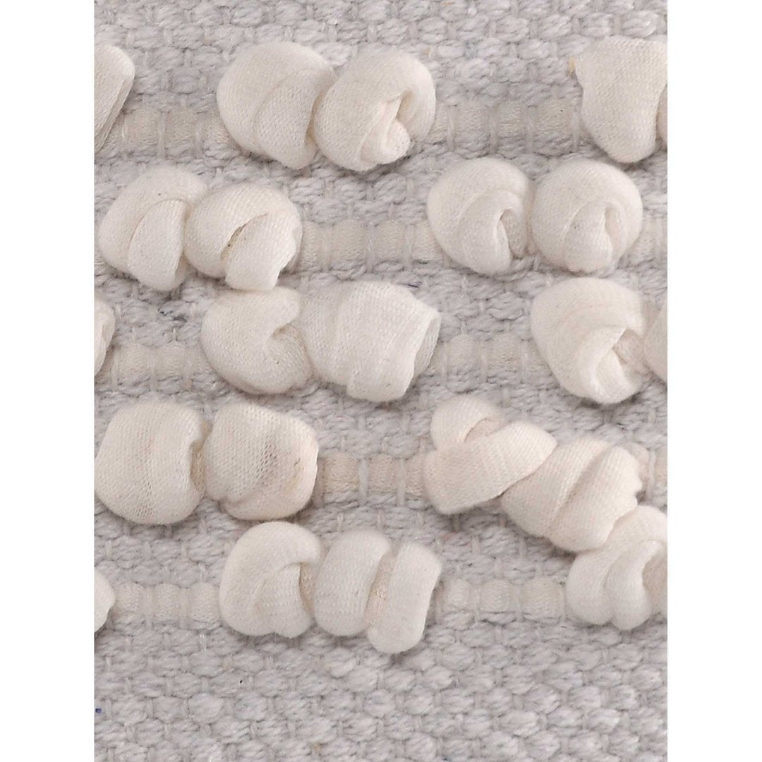 White Tufted Boho Cushion Cover- Sashaaworld