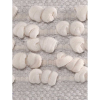 White Tufted Boho Cushion Cover- Sashaaworld