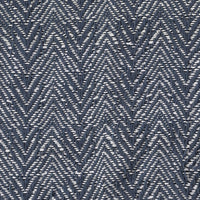 Nature-Inspired Herringbone Throw Blanket Navy Blue - Sashaaworld
