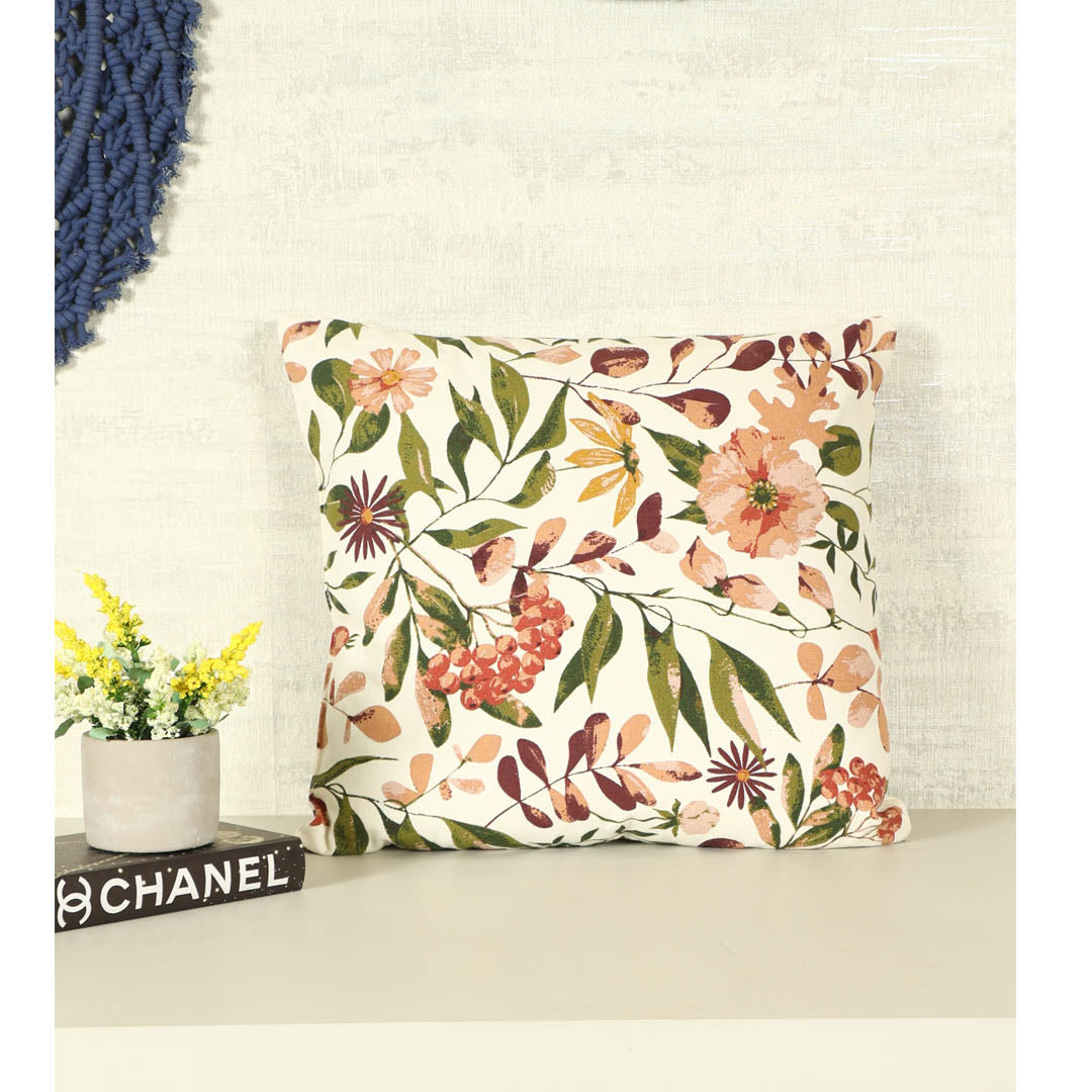 Vibrant Flora Cushion- Sashaaworld