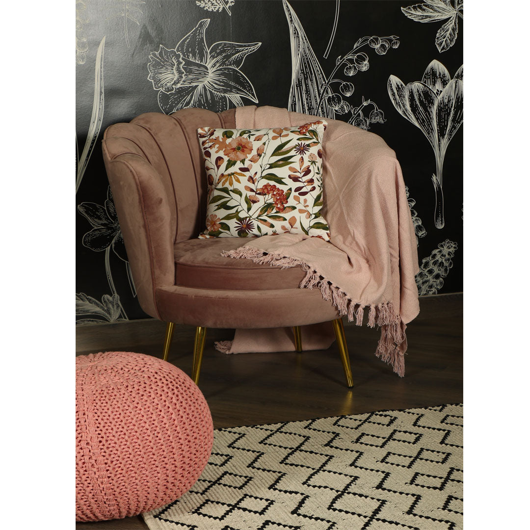 Vibrant Flora Cushion- Sashaaworld