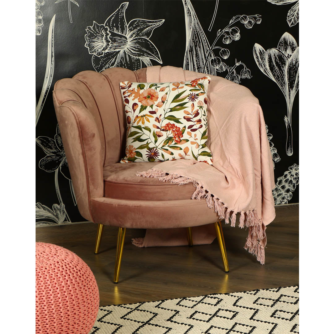 Vibrant Flora Cushion- Sashaaworld