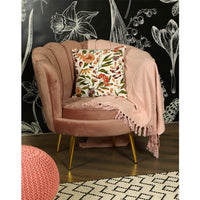 Vibrant Flora Cushion- Sashaaworld