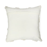 Ivory Chevron Tufted Cushion Cover - Sashaa World
