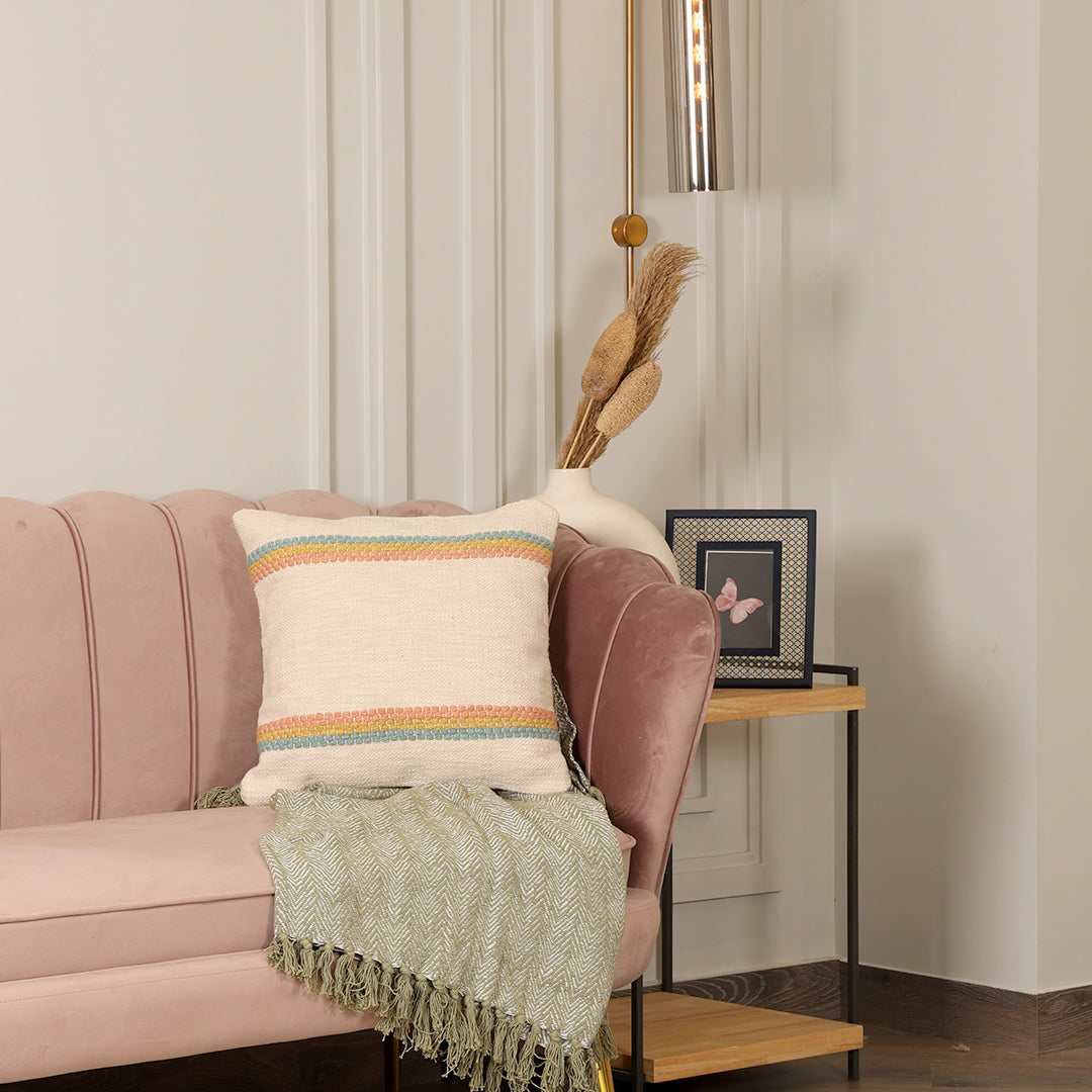 Multi striped Cushion cover - sashaaworld