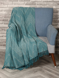 Jewels of India Throw Blue - Sashaa World