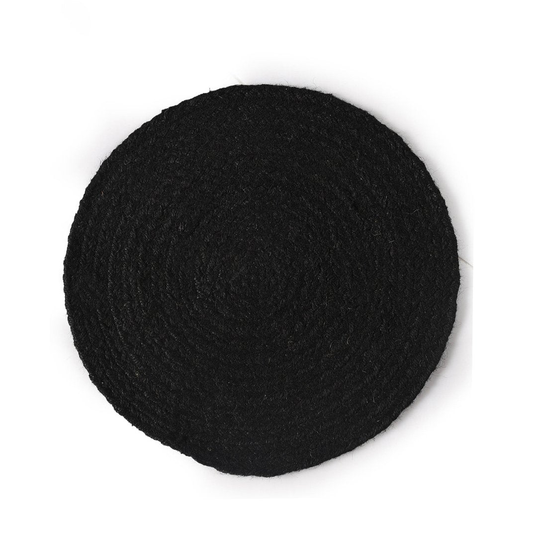 Black Jute Placemats - Sashaa World