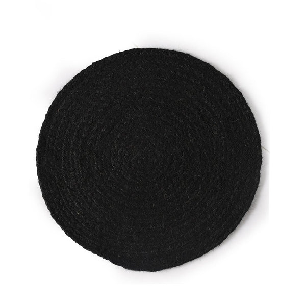 Black Jute Placemats - Sashaa World
