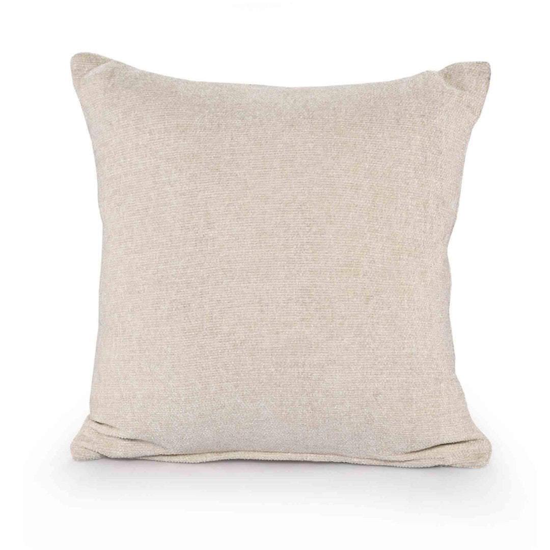Chenille Cushion Cover- Natural Beige