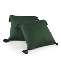 Vibrant Green Cushion Covers (Set of 2)- sashaaworld