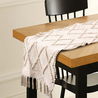 Handwoven Table Runner Beige - Sashaa World