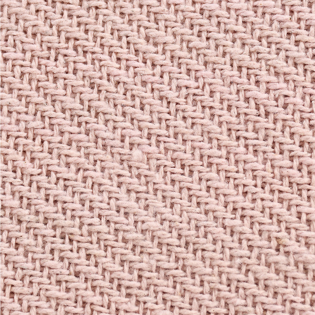 Solid Cotton Throw in Pink - sashaaworld