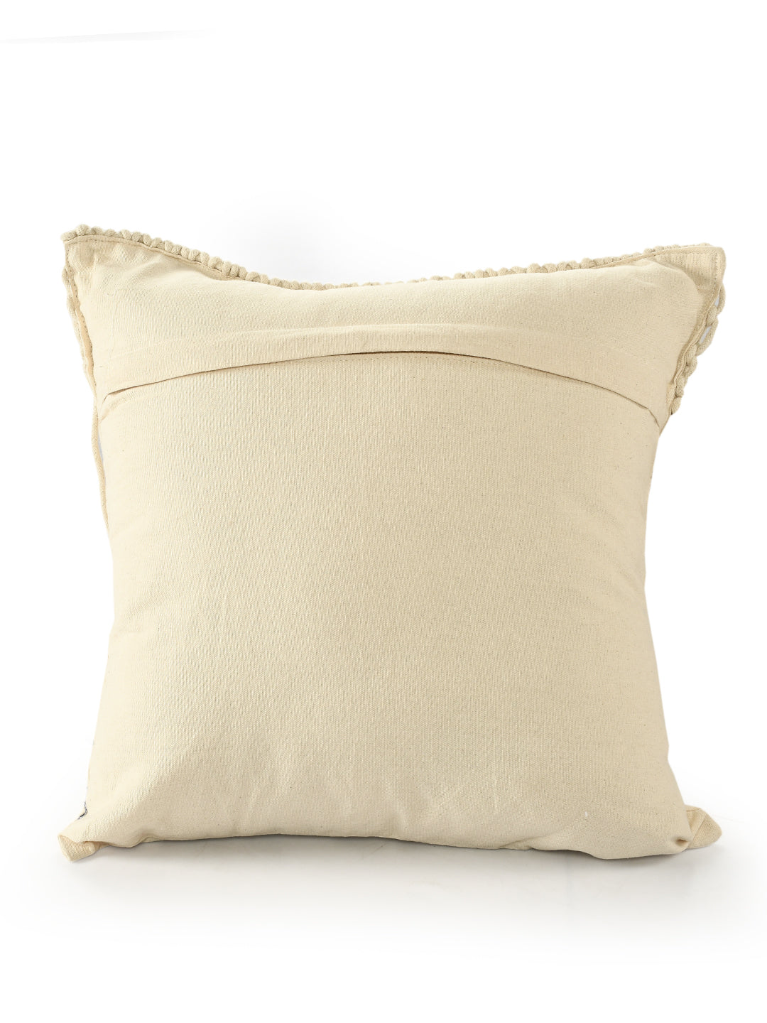 Macramé Cushion in Natural with long Fringe - Sashaa World