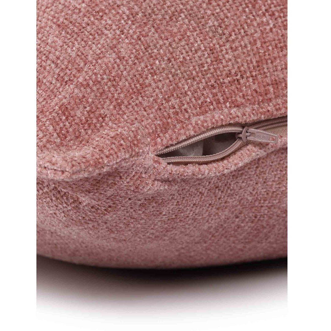 Chenille Cushion Cover- Rose Pink