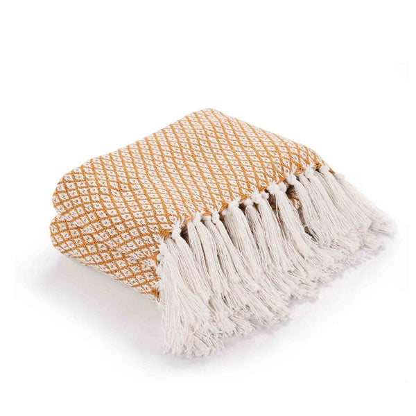 Soft Cotton Bed Throw- sashaaworld