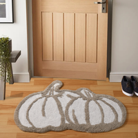 Pumpkin Shaped Tufted Bathmat