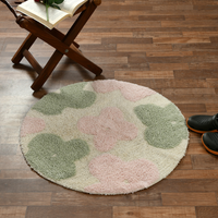 Bloom Dream Round Tufted Bathmat