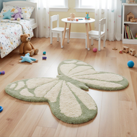 Butterfly Bliss Tufted Bathmat