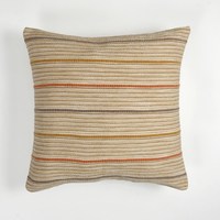 Sashaa World Neutral Stripe Cushion