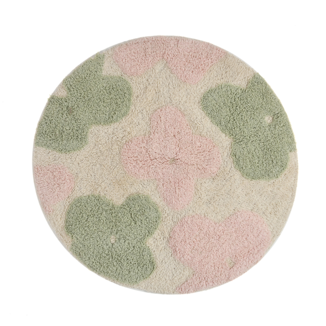 Bloom Dream Round Tufted Bathmat