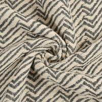Black and Ivory Cotton Throw