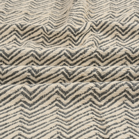 Black and Ivory Cotton Throw