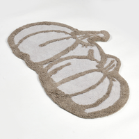 Pumpkin Shaped Tufted Bathmat