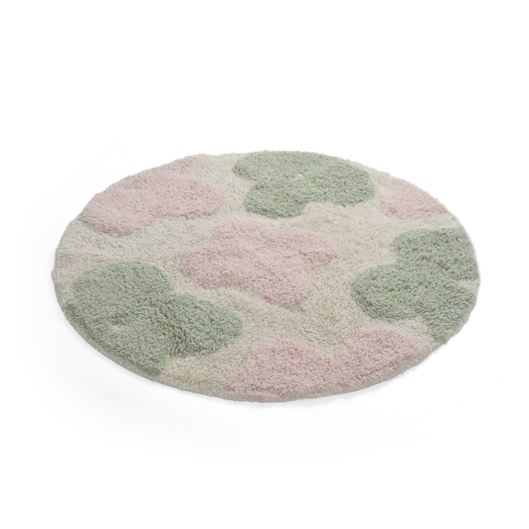 Bloom Dream Round Tufted Bathmat