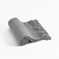 Grey Woven Throw - Sashaaworld