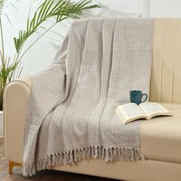 Woven Throw in Natural