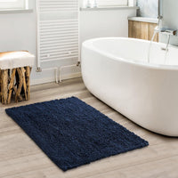 Tufted Striped Bathroom Rug - Sashaaworld