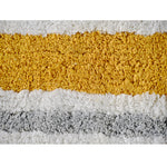 Tufted Striped Coloured Bathmat