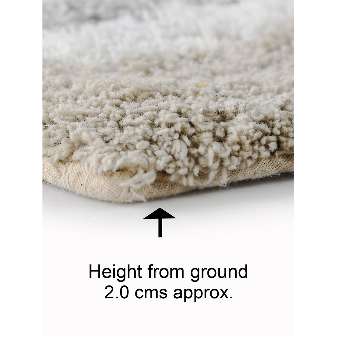 Tufted Striped Coloured Bathmat- sashaaworld
