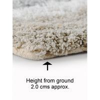 Tufted Striped Coloured Bathmat- sashaaworld