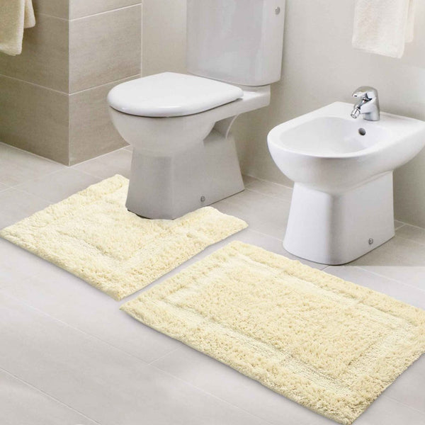 Anti-skid Solid Bathmat and Contour set