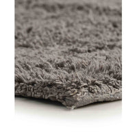 Anti-skid Solid Bathmat and Contour set Grey
