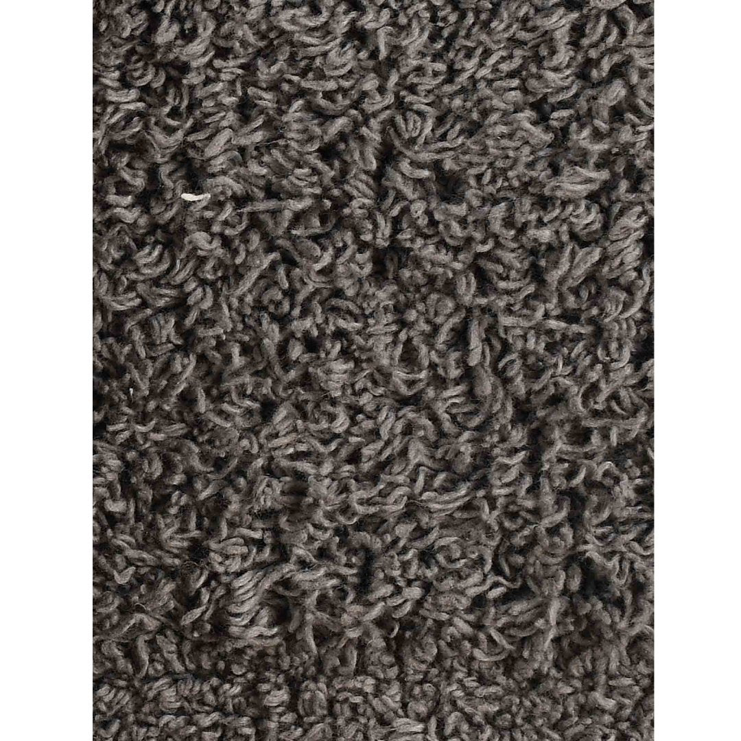 Anti-skid Solid Bathmat and Contour set Grey 
