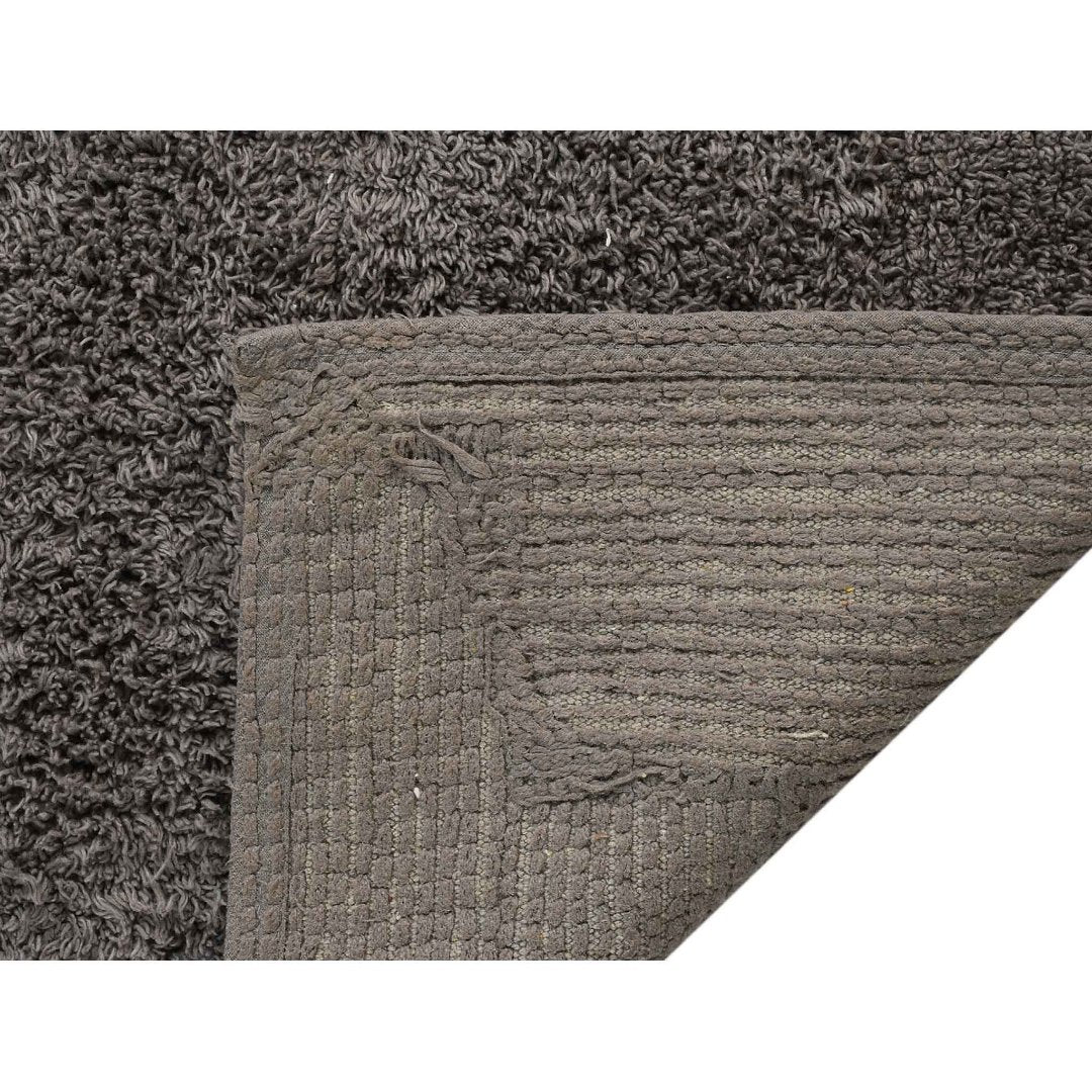 Anti-skid Solid Bathmat and Contour set Grey