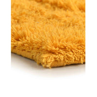 Anti-skid Solid Bathmat and Contour set yellow