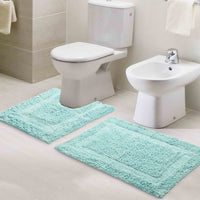 Anti-skid Solid Bathmat and Contour set