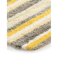 Anti skid Striped Bathmat and Contour set