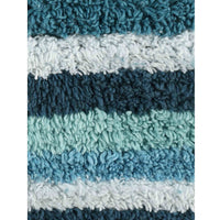 Anti skid Striped Bathmat and Contour set