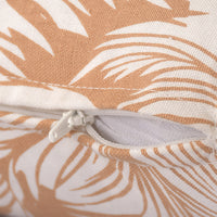 Palm Tree Printed Cotton Cushion Cover