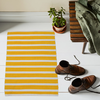 Mustard Striped Rug
