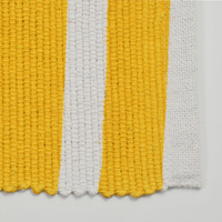 Mustard Striped Rug