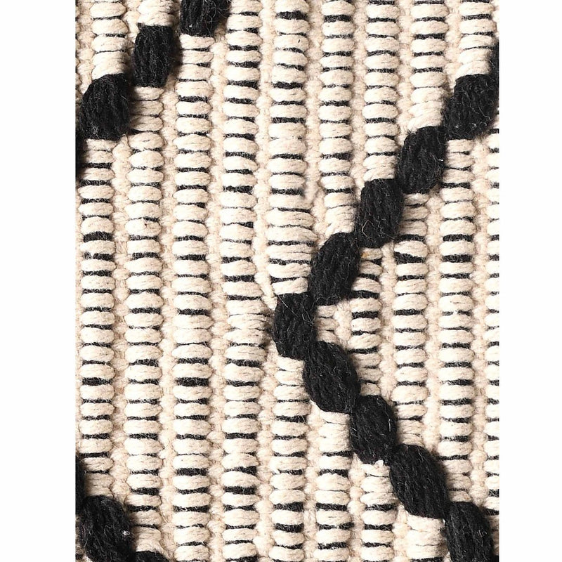 Diamond and Chevron Pattern Cotton Rug