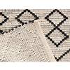 Diamond and Chevron Pattern Cotton Rug