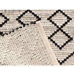 Diamond and Chevron Pattern Cotton Rug